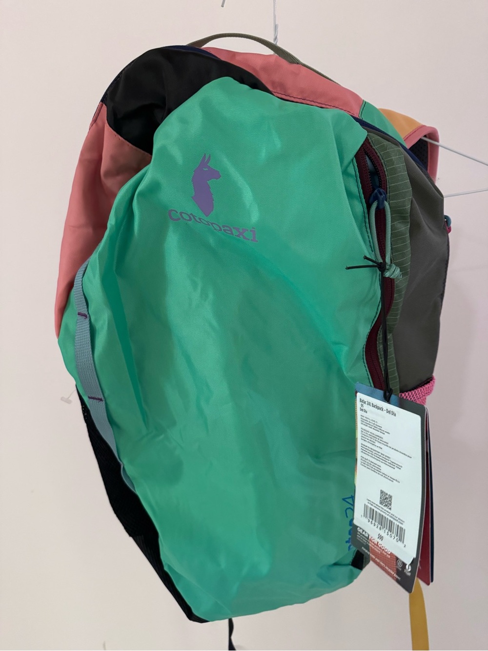 cotopaxi Teal, Pink & Olive Backpack